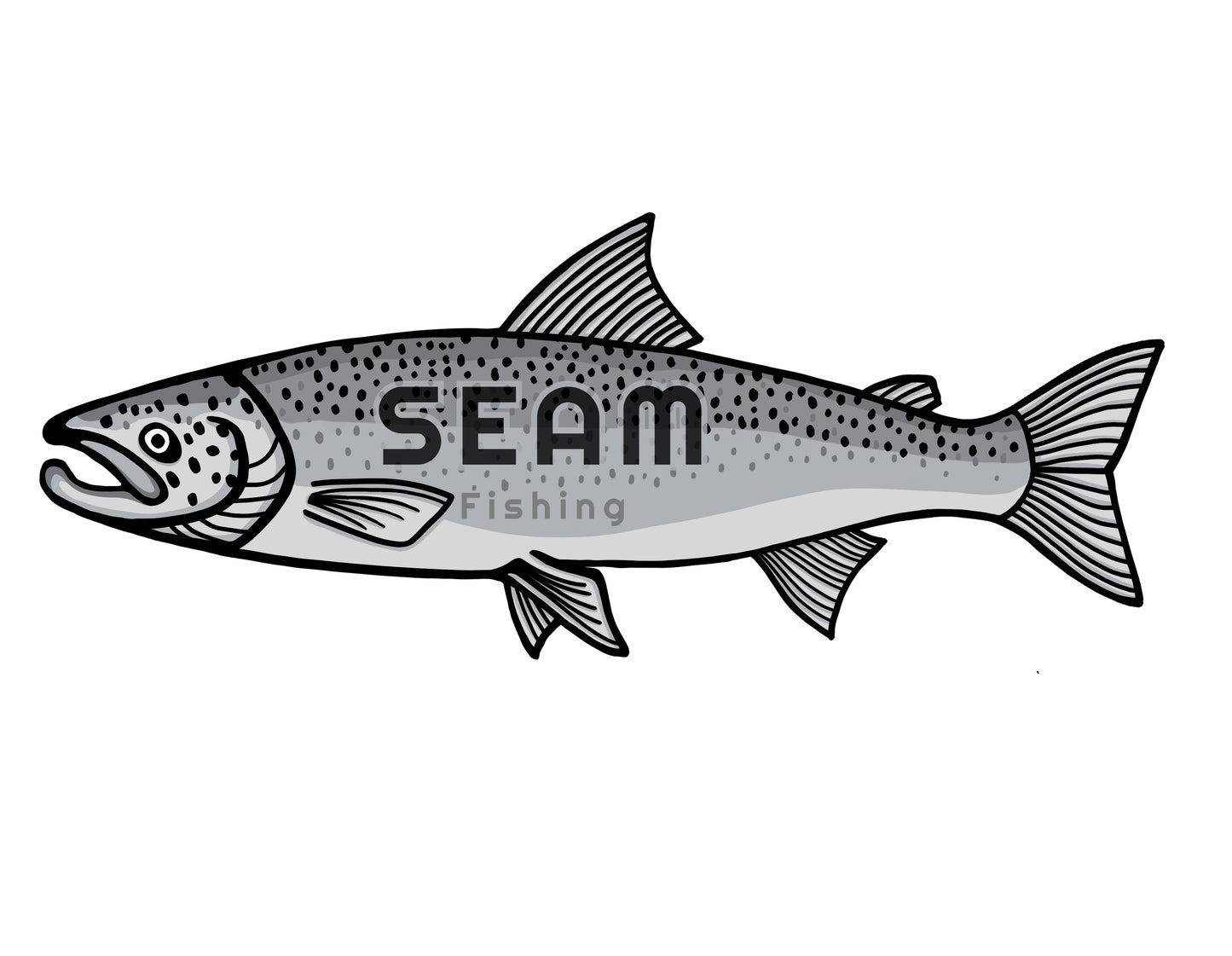 Atlantic Salmon Seam Sticker